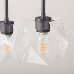Load image into Gallery viewer, Talvior Luminous Geometric 7-Light Faceted Glass Chandelier
