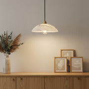 Alariv Elegant  Alabaster Dome Pendant Light - Modern Stone Lighting for Dining or Living