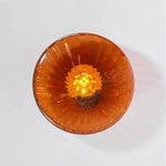 Afbeelding laden in galerijweergave, Ripplara Water Ripple Glass Plafondlamp met Vintage Stijl – Opbouwontwerp voor Slaapkamer