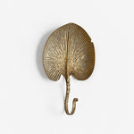 Afbeelding laden in galerijweergave, Type E antique-gold botanical iron wall hook