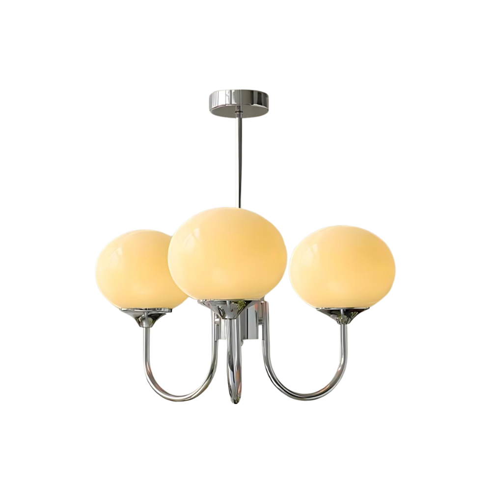 Candelabro Moderno Marshmallow de Vidrio