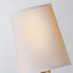 Cargar imagen en el visor de la galería, Aplique de Pared Doble Moderno Roven con Brazos Curvos y Pantallas de Tela – Iluminación de Acento Clásica para Dormitorio