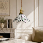 Cargar imagen en el visor de la Galería, Handcrafted Stained Glass Pendant Light Collection