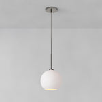 Load image into Gallery viewer, Selvion Sculptural Globe Pendant Light - Modern Glass Pendant Lamp - Sleek Design
