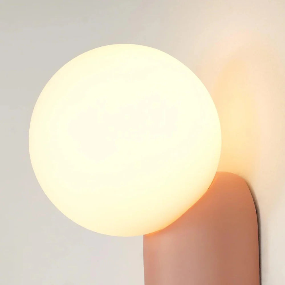 Luz de Pared de Orbe de Vidrio Nórdico Luma