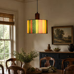 Cargar imagen en el visor de la Galería, Fabric drum pendant light 29