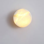 Bild in die Galerieansicht laden, Zylindrische Alabaster Wandleuchte