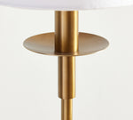 Load image into Gallery viewer, Rowan Modern Iron Table Lamp - Industrial Farmhouse Linen Bedside Reading Light
