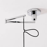 Cargar imagen en el visor de la Galería, Adjustable arm, ceiling canopy, and hanging cable detail