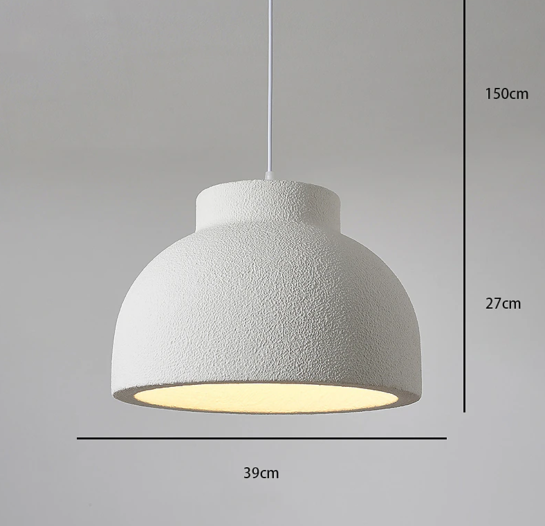 Suspension minimaliste bol nordique en polystyrène
