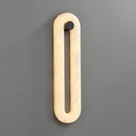 Bild in die Galerieansicht laden, Alabaster Loop Wandleuchte
