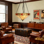 Charger l’image dans la visionneuse de la galerie, Suspension TF Nevada – Verre artisanal contemporain à inversion pour salles à manger et entrées