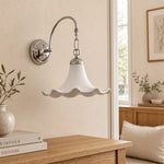 Bild in die Galerieansicht laden, Cazelle French Style Floral Wall Lamp – Artistic Retro Sconce for Background Lighting