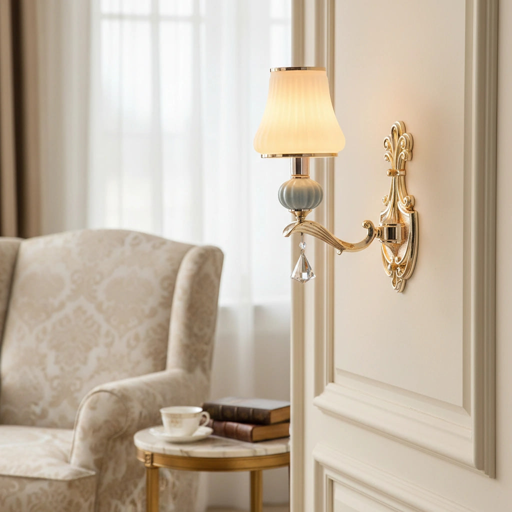 Sylvion Artistic Minimalist Wall Lamp – Sculptural Bedroom and Restaurant Wall Sconce Lighting