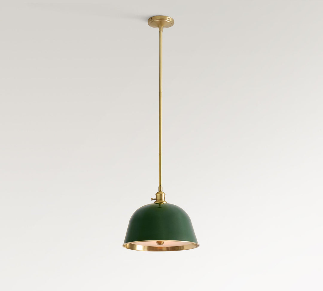 Forvara Metal Pole Pendant Light - Bell Diffuser Design for Kitchen Islands