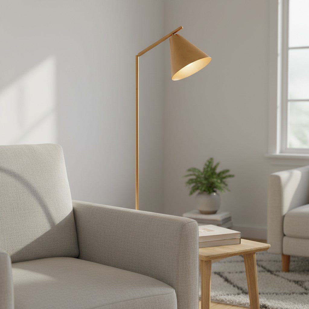 Oricone moderne vloerlamp voor taken met verstelbare arm – Cape-stijl leeslamp