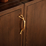 Load image into Gallery viewer, Gold Tree Handle – Branches Cabinet Handles &amp; Metal Drawer Pulls
