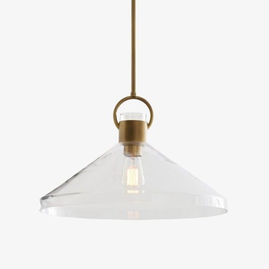 Lámpara Colgante en Forma de Cono Orvessa – Lámpara de Estilo Contemporáneo para Cocina o Salón