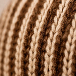 Carica l'immagine nella visualizzazione Galleria, Close view of woven striped fabric lampshade texture