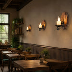 Cargar imagen en el visor de la Galería, Rustic Dining Room Wall Lighting Scene