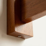 Afbeelding laden in galerijweergave, Afterglow Moderne Zonsondergang Wandlamp – Dubbele Glazen Kap Ontwerp met Houtstructuur Voet