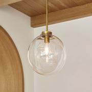 Sterling Minimalist Glass Pendant Collection - Vintage Brass Lighting Design