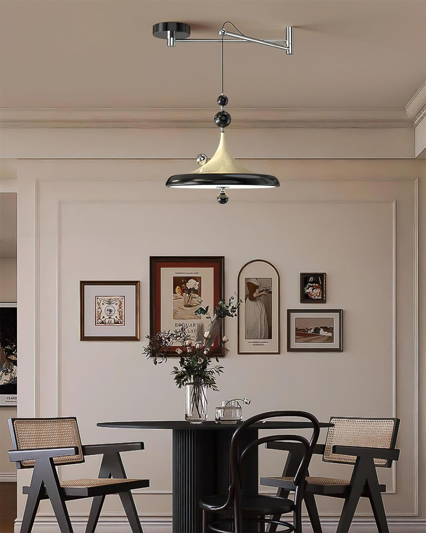 Lampa wisząca Ballora z ramieniem wahadłowym