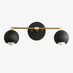 Load image into Gallery viewer, Metio Dome Decorative Vanity Light - Classic Orb Shade Bathroom Wall Lamp
