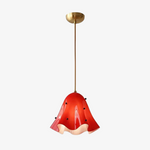 Load image into Gallery viewer, Bellina Artistic Glass Pendant Light - Modern Bloom Inspired Hanging Ceiling Lamp
