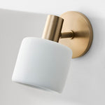 Load image into Gallery viewer, Cerova Modern Ivory Porcelain Sconce – Soft Organic Wall Light
