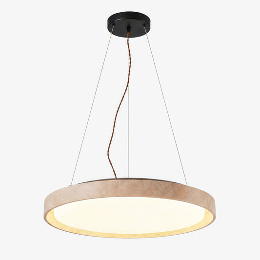 Lámpara Colgante Minimalista Miravelle con Pantalla de Piedra Natural para Comedor
