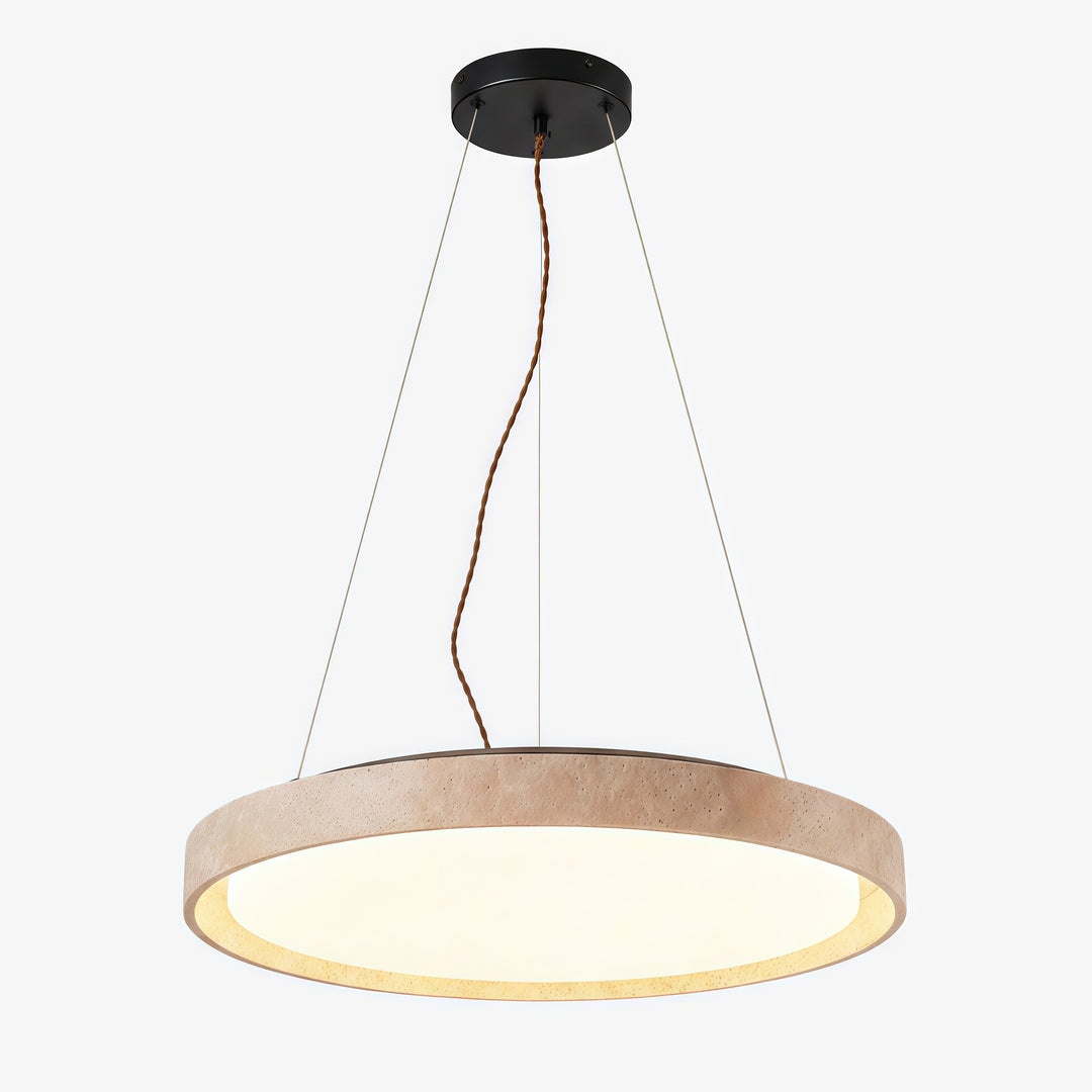 Lampada a sospensione minimalista Miravelle con paralume in pietra naturale per sala da pranzo