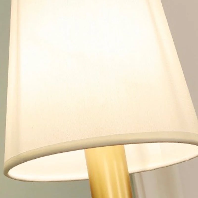 Rowanea Keramische Wandkandelaar met Stoffen Kap en Metalen Afwerking – Boerderij Moderne Ganglamp