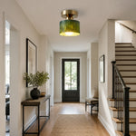 Charger l'image dans la visionneuse de la galerie, jade ceiling light installed in an entry hallway
