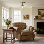 Load image into Gallery viewer, Glorica Glass Minimalist Globe Ceiling Fixture for Bedroom &amp; Office
