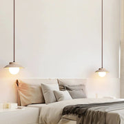 Travertine LED Stone Pendant Light