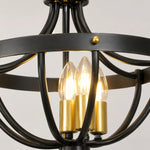 Cargar imagen en el visor de la Galería, Black ring frame and brass accent screw detail