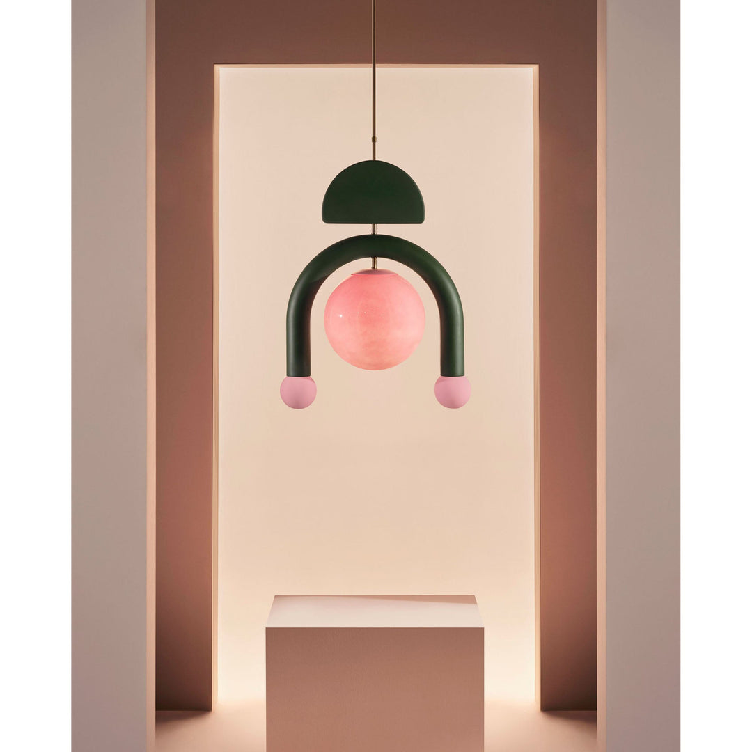 Lampa wisząca Eirene ze szkła