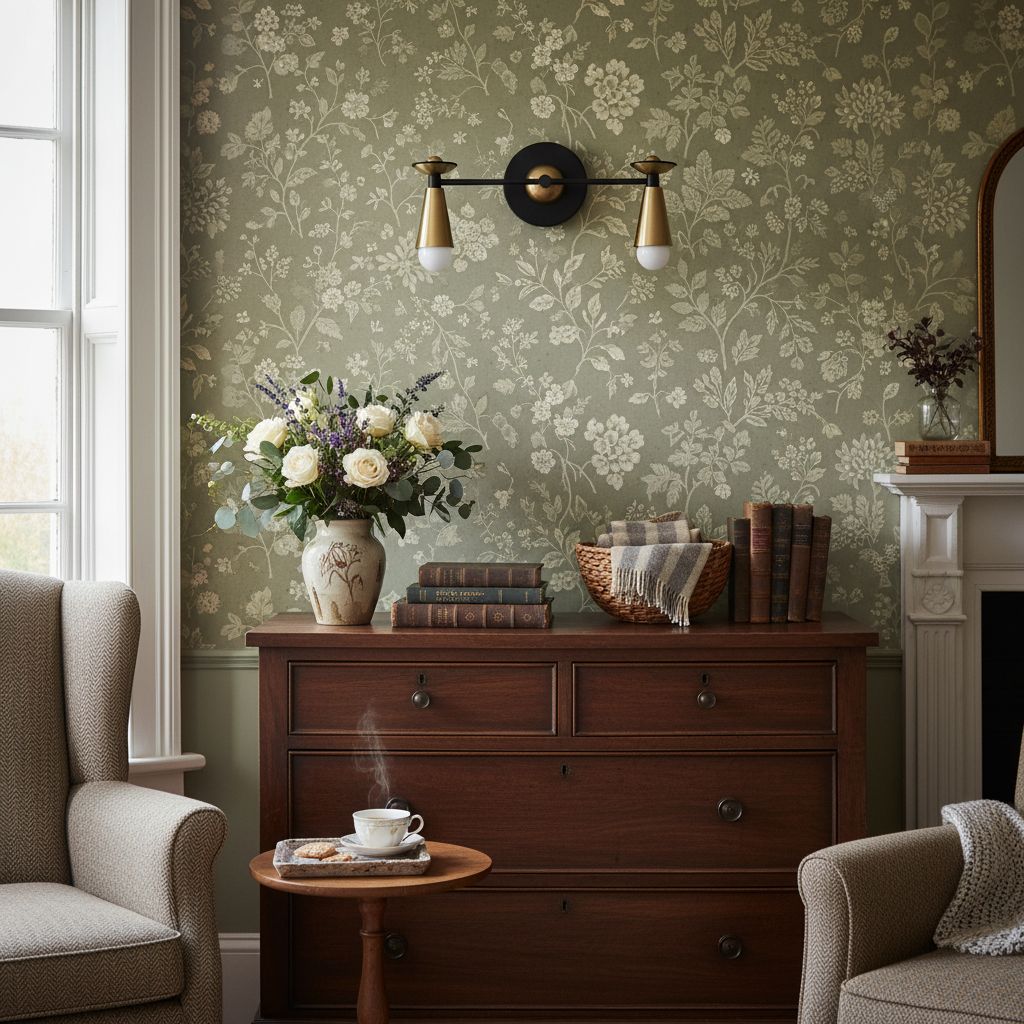 Pyralis Vintage-Style Cone Wall Sconce Brass Finish for Bedroom & Corridor