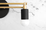 Load image into Gallery viewer, Mobilux Line Modern Vanity Light - Bathroom Wall Fixture in Art Deco Style
