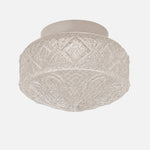 Afbeelding laden in galerijweergave, Textured sand glass flush mount ceiling light