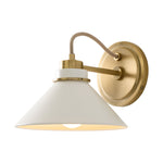 Load image into Gallery viewer, Aurenza Sconce – Farmhouse Wall Light with Metal Accents for Cozy Spaces
