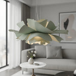 Cargar imagen en el visor de la Galería, Lámpara Colgante Blossenari con Diseño de Flor Nórdica – Lámpara Colgante Lotus para Sala de Estar N34