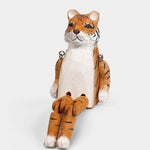 Bild in die Galerieansicht laden, Hand-carved wooden tiger ornament