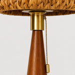 Cargar imagen en el visor de la Galería, Detail view of the lamp shade edge and socket area