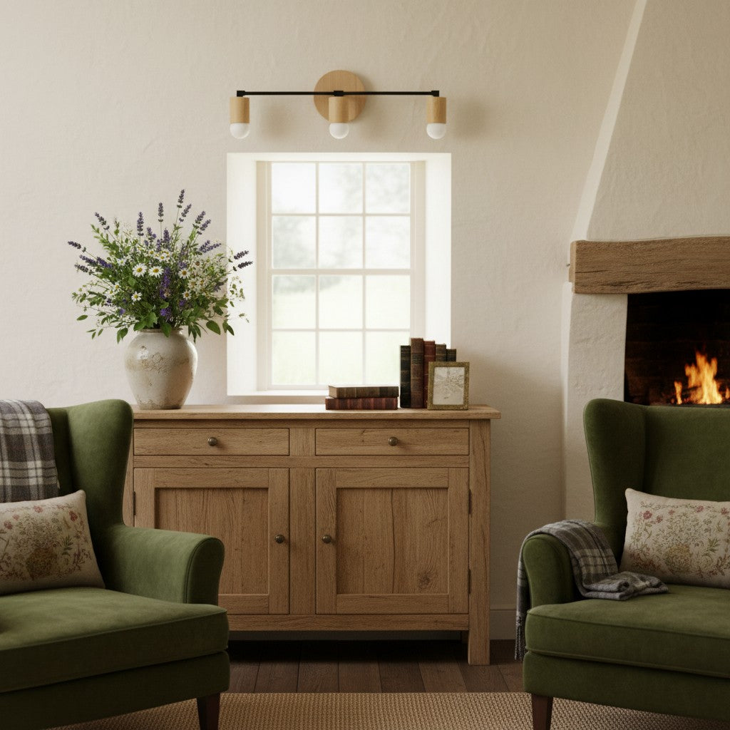 Mobilux Spherical Design Modern Natural Sconce for Bedroom & Study