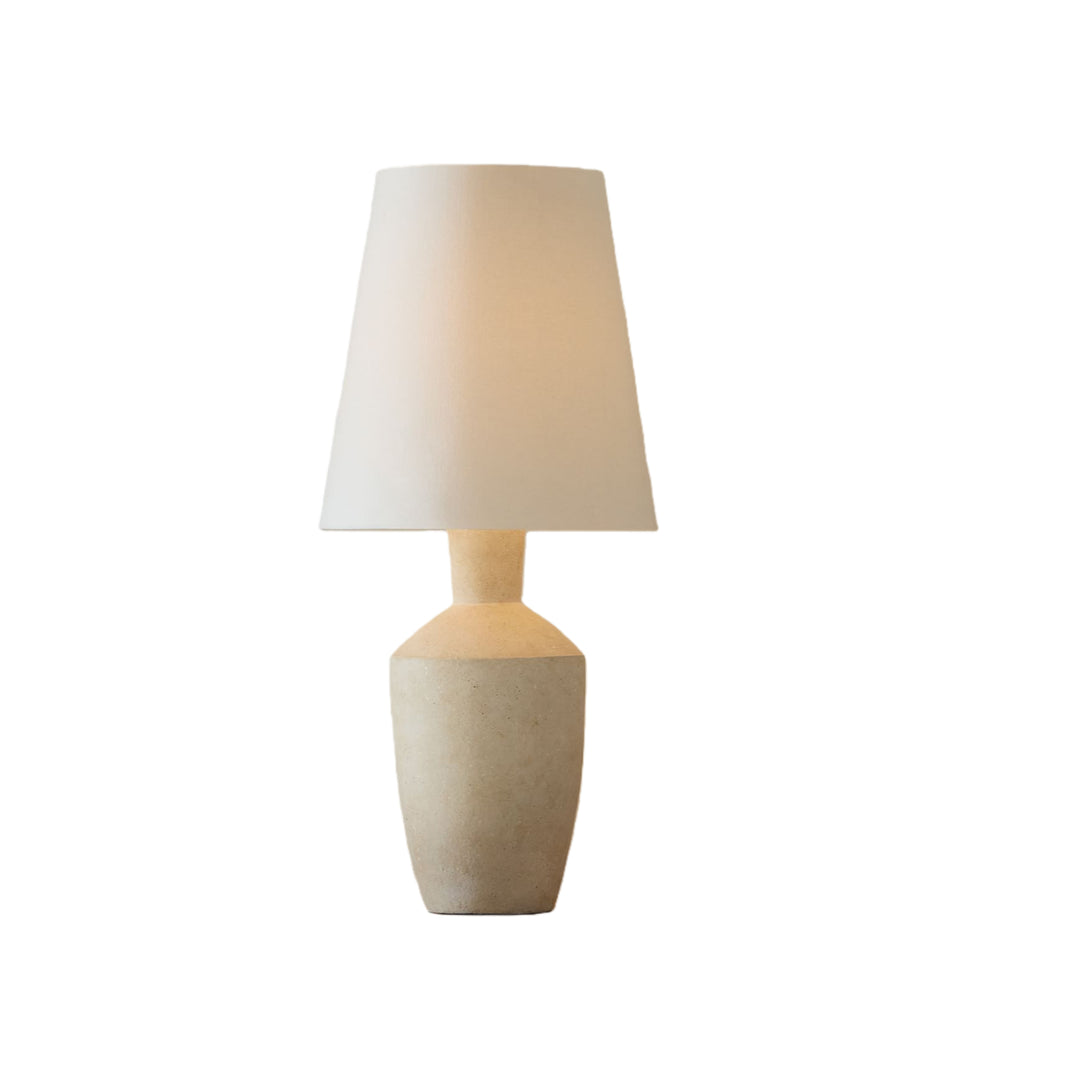 Ceruna Moderne Keramische Tafellamp – Sculpturaal Lichaam Strakke Afwerking voor Entree en Lounge