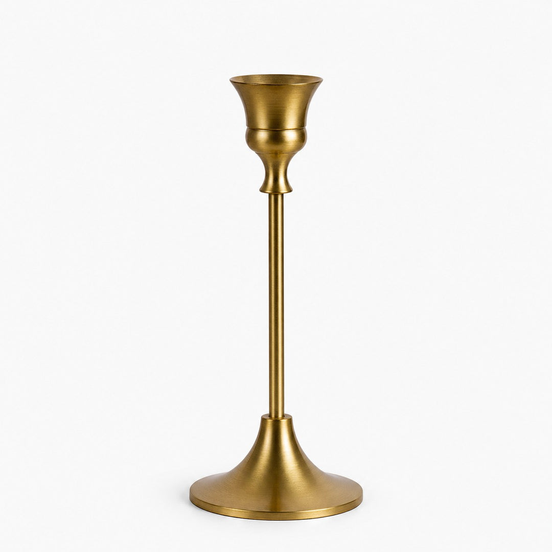 Vintage Brass Single Taper Candle Holder
