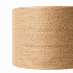 Load image into Gallery viewer, Close view of the woven jute lampshade texture