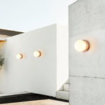 Cargar imagen en el visor de la Galería, Luz de Pared Exterior de Travertino Asteroide